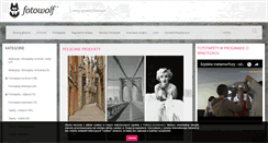Desktop Screenshot of fotowolf.pl