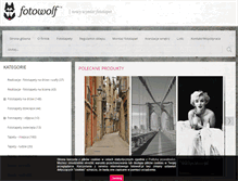 Tablet Screenshot of fotowolf.pl